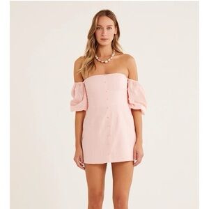 Rumer The Label Mini Dress, Chloe Pink Small NWT $279